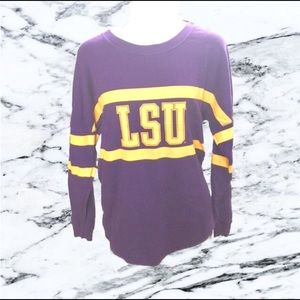 Pink LSU  Sports Sweater